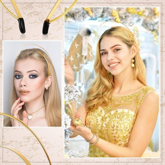 30 pcs Angel Headbands Crowns Women\'s Bridal Party Halloween Mardi Gras Accessor main image 6
